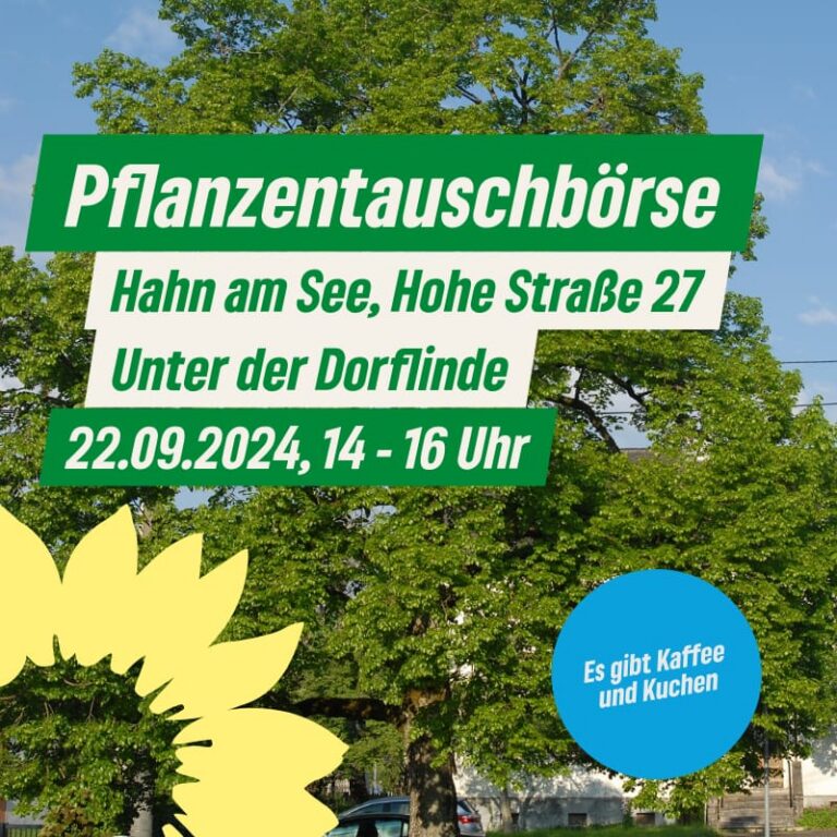 Pflanzentauschbörse zum Herbstanfang in Hahn am See
