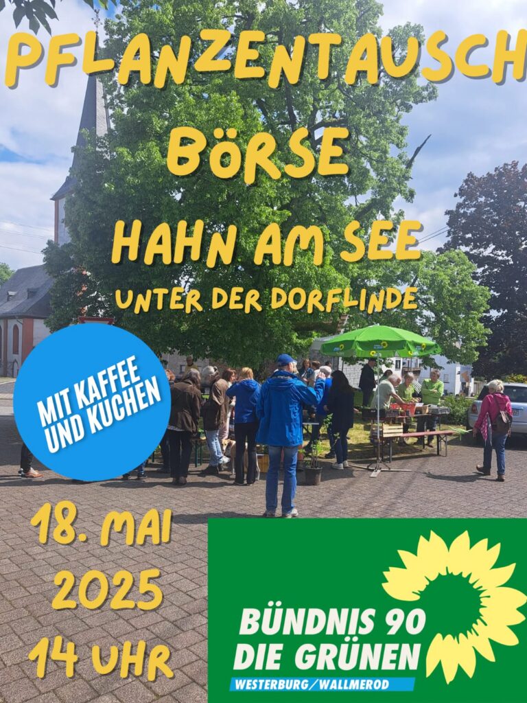 Pflanzentauschbörse in Hahn am See am Sonntag, 18. Mai 2025